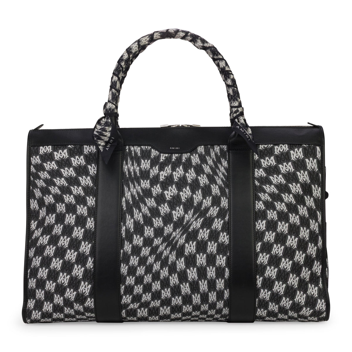 Black Wavy Houndstooth Weekender Bag