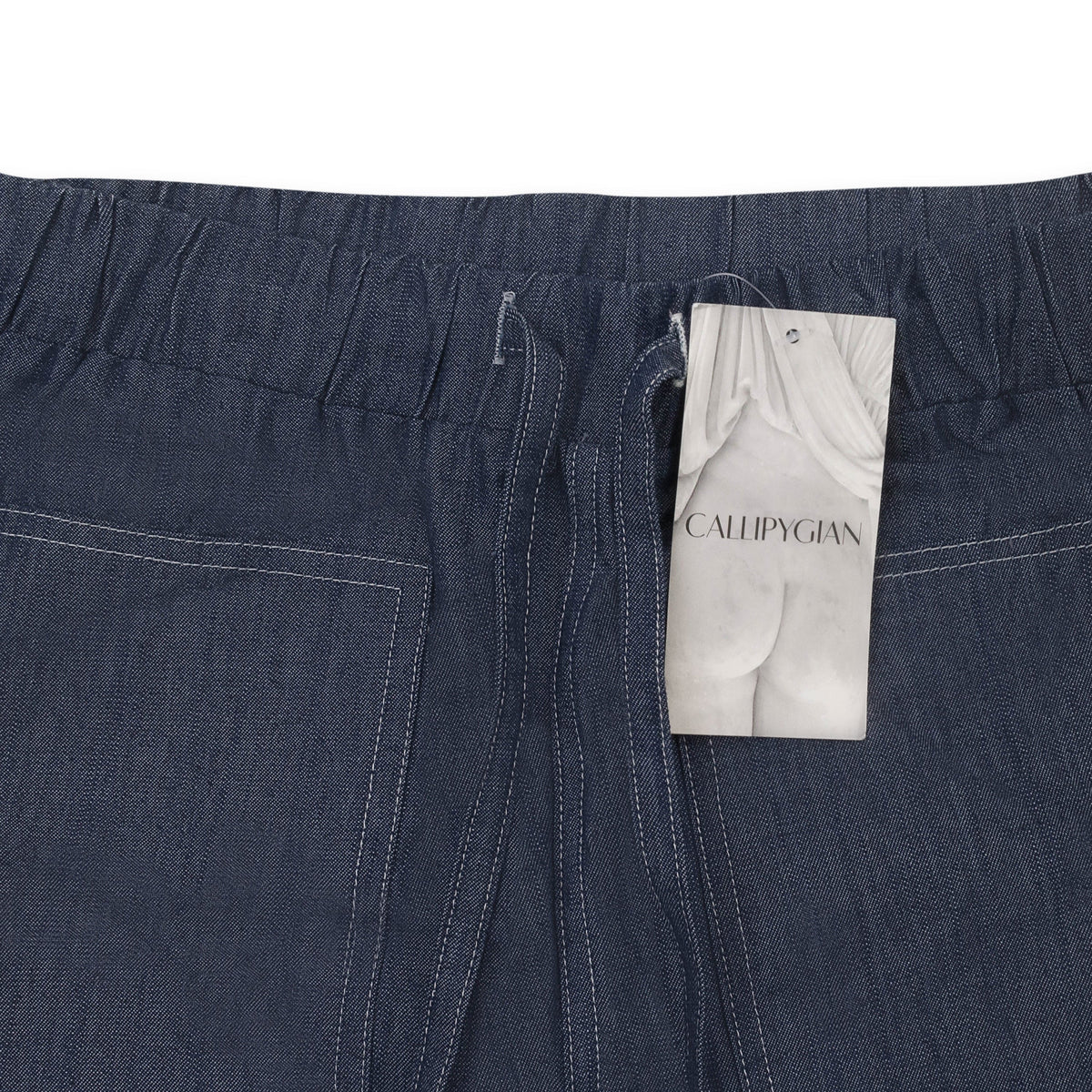 INDIGO DENIM SHORTS