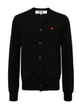 Comme Des Garçons Play logo-emblem cardigan