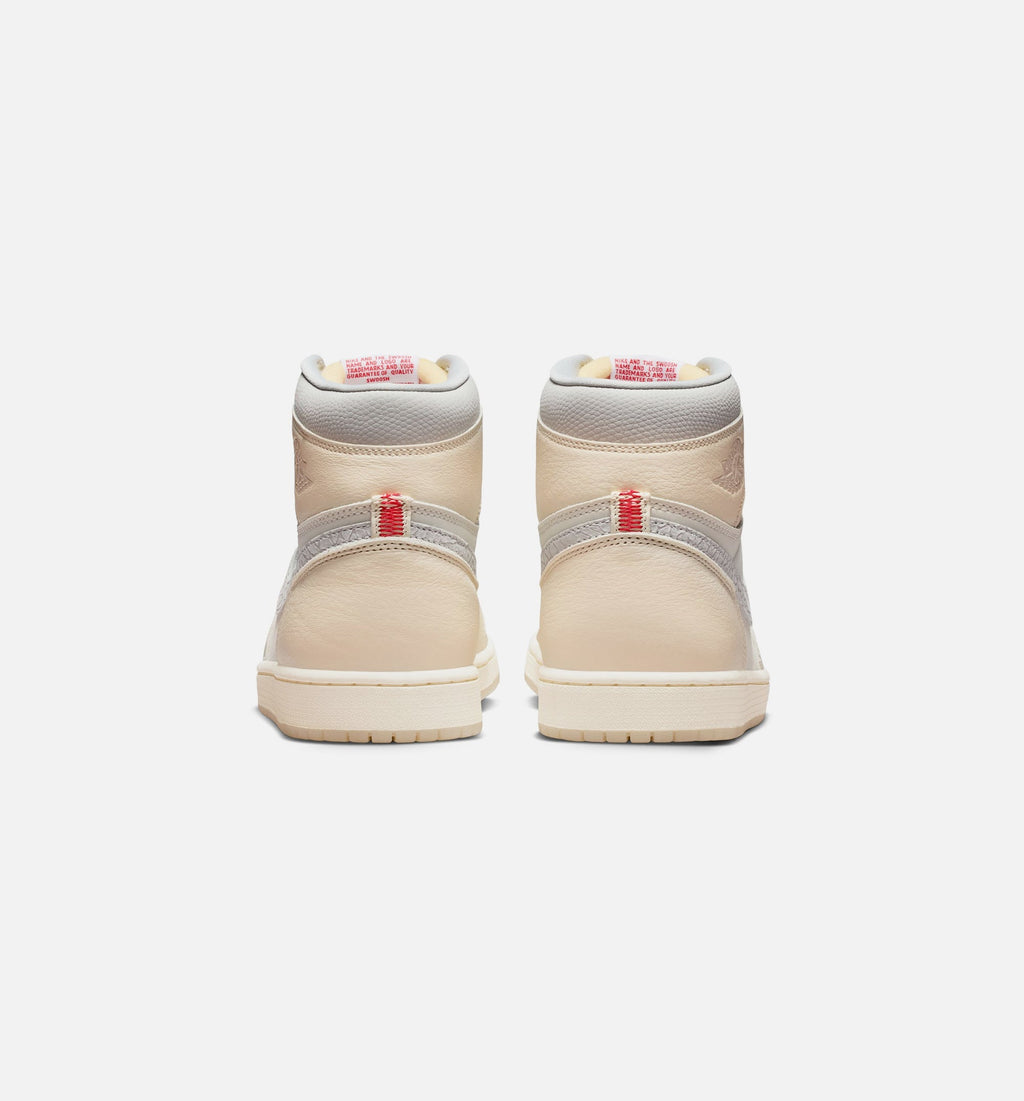 Air Jordan 1 Retro High OG Mens Lifestyle Shoe - Sail/University Red/Pale Ivory/Coconut Milk/Phantom