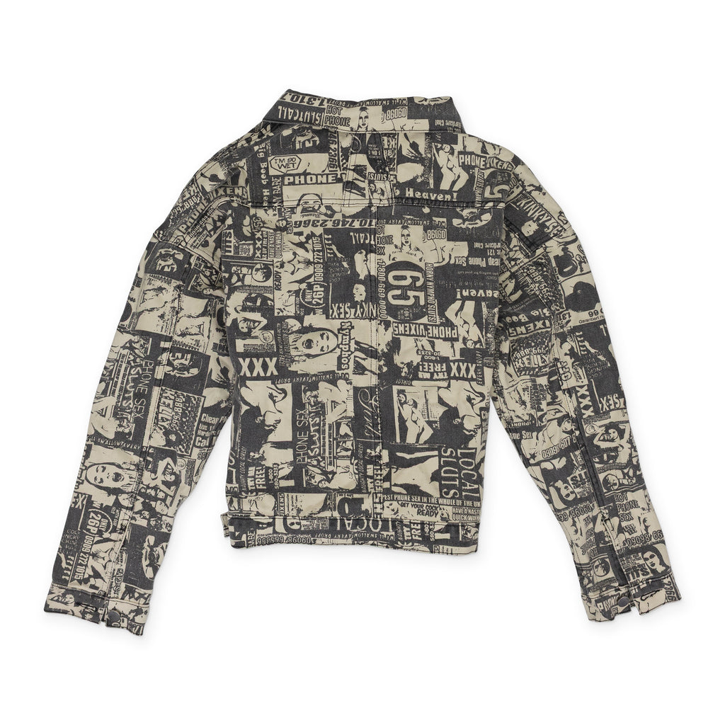 Beige Printed Jacket