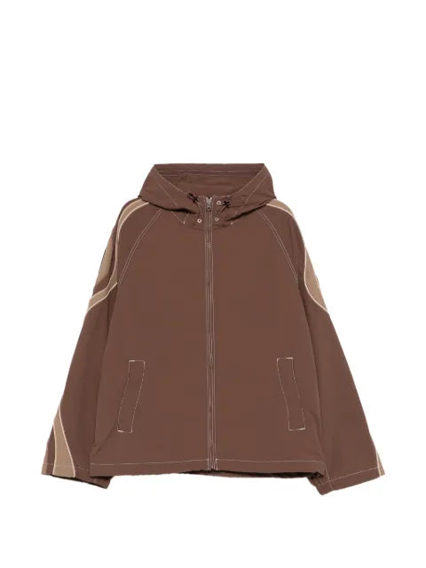 ERL hooded panelled jacket
