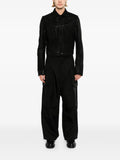 Julius coated cropped jacket
