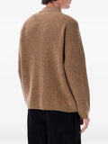 Universal Works eco wool ribbed-knit zip-up sweater