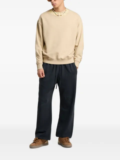 Palm Angels neck logo regular crew sweater