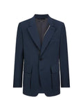 TOM FORD twill sartorial blazer with zip