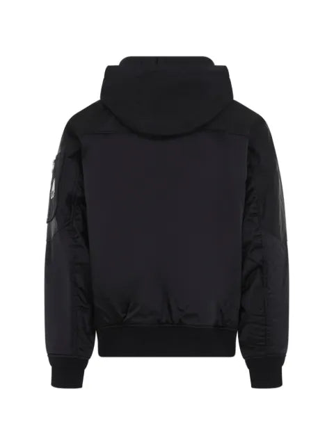 Moose Knuckles Georgie satin-finish bomber jacket
