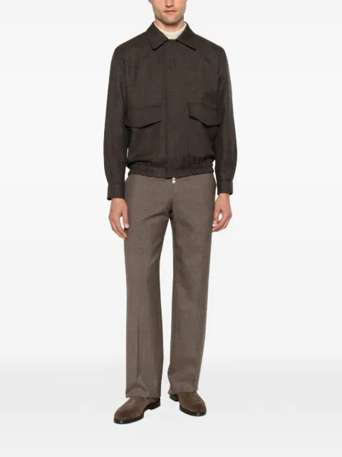 Briglia 1949 flap-pocket elasticated-hem jacket