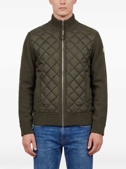 Moncler quilted padded cardigan