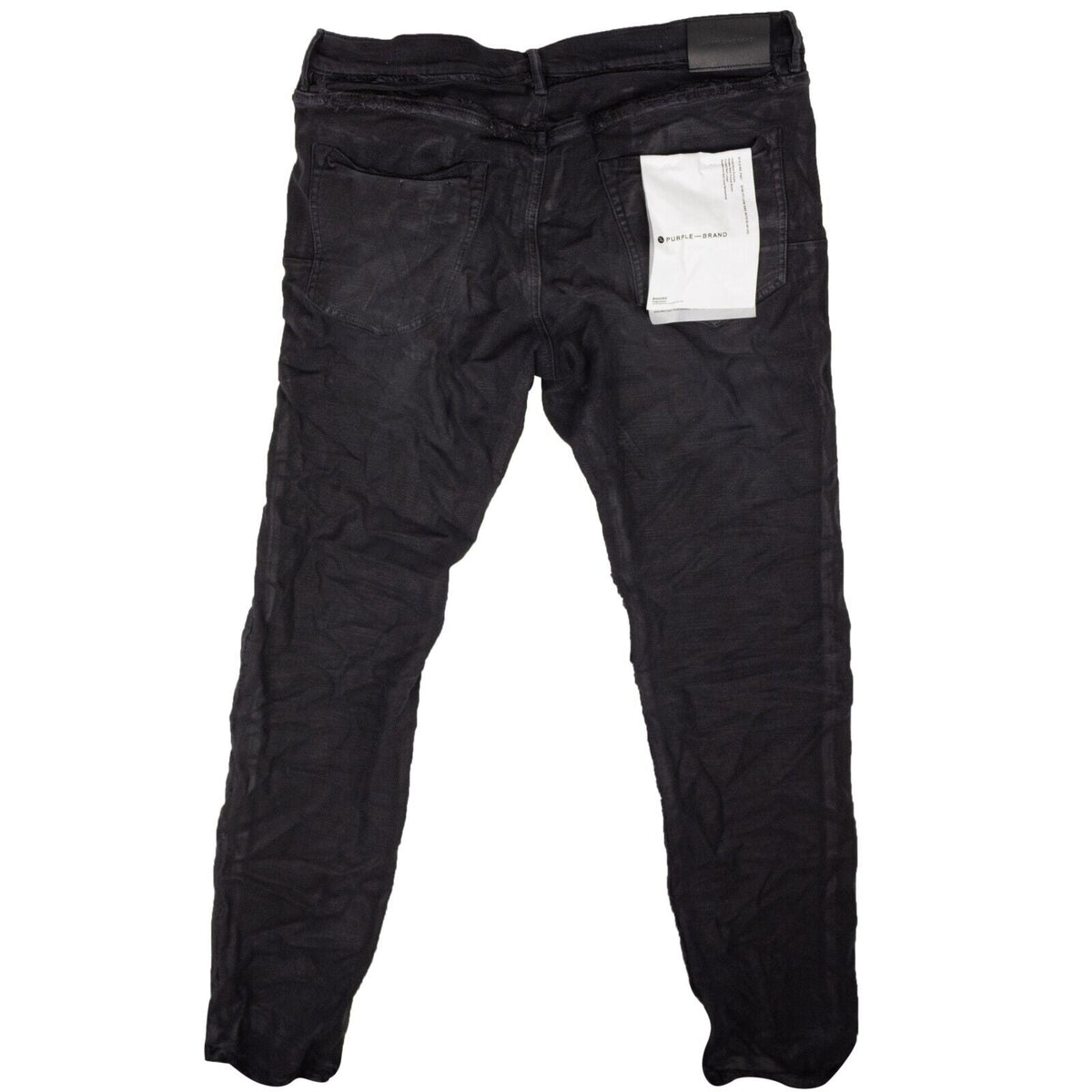 Black Inside Out Frayed Skinny Jeans