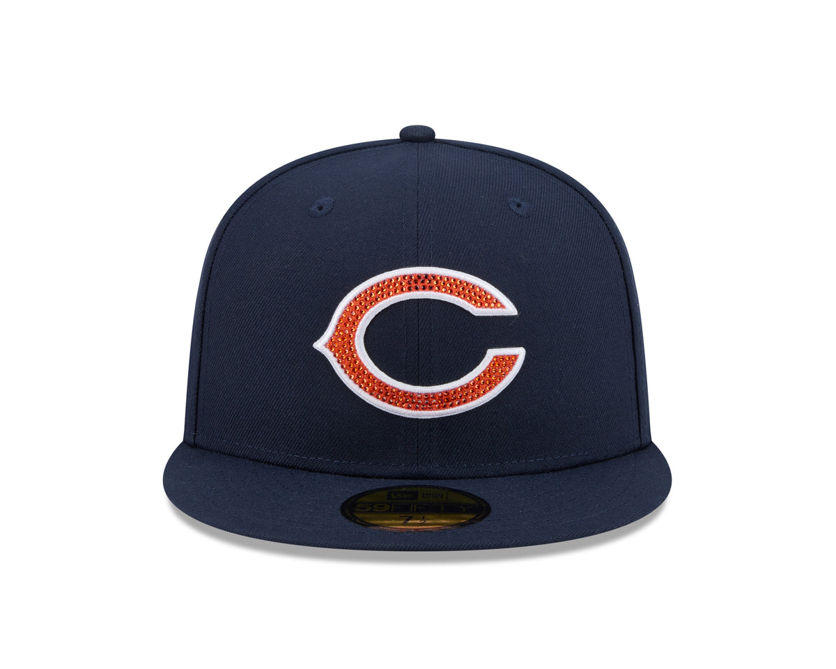 New Era 5950 Chicago Bears Rhinestone Badge Fitted Hat