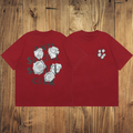 ASSC Red Tee – Rose Back Print