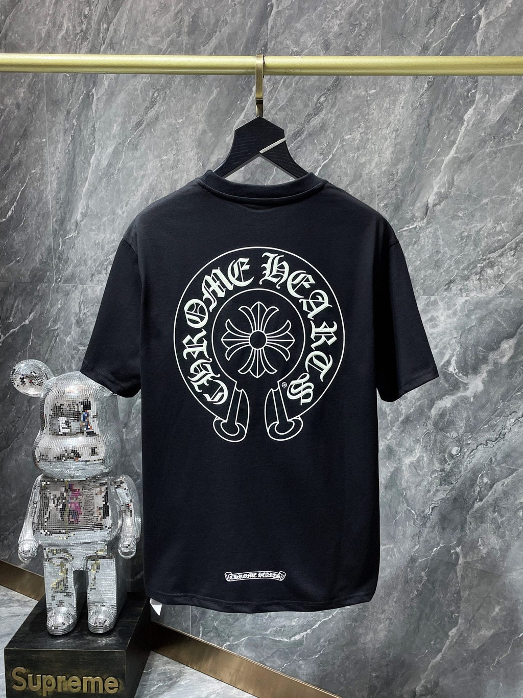 Chrome Hearts Horseshoe Sanskrit Glow In Dark Short Sleeve Tee Unisex