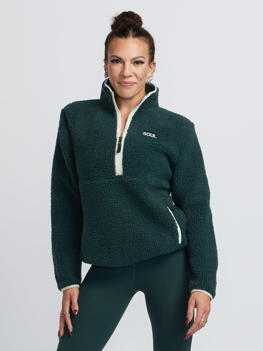 LIBBY SHERPA HALF ZIP