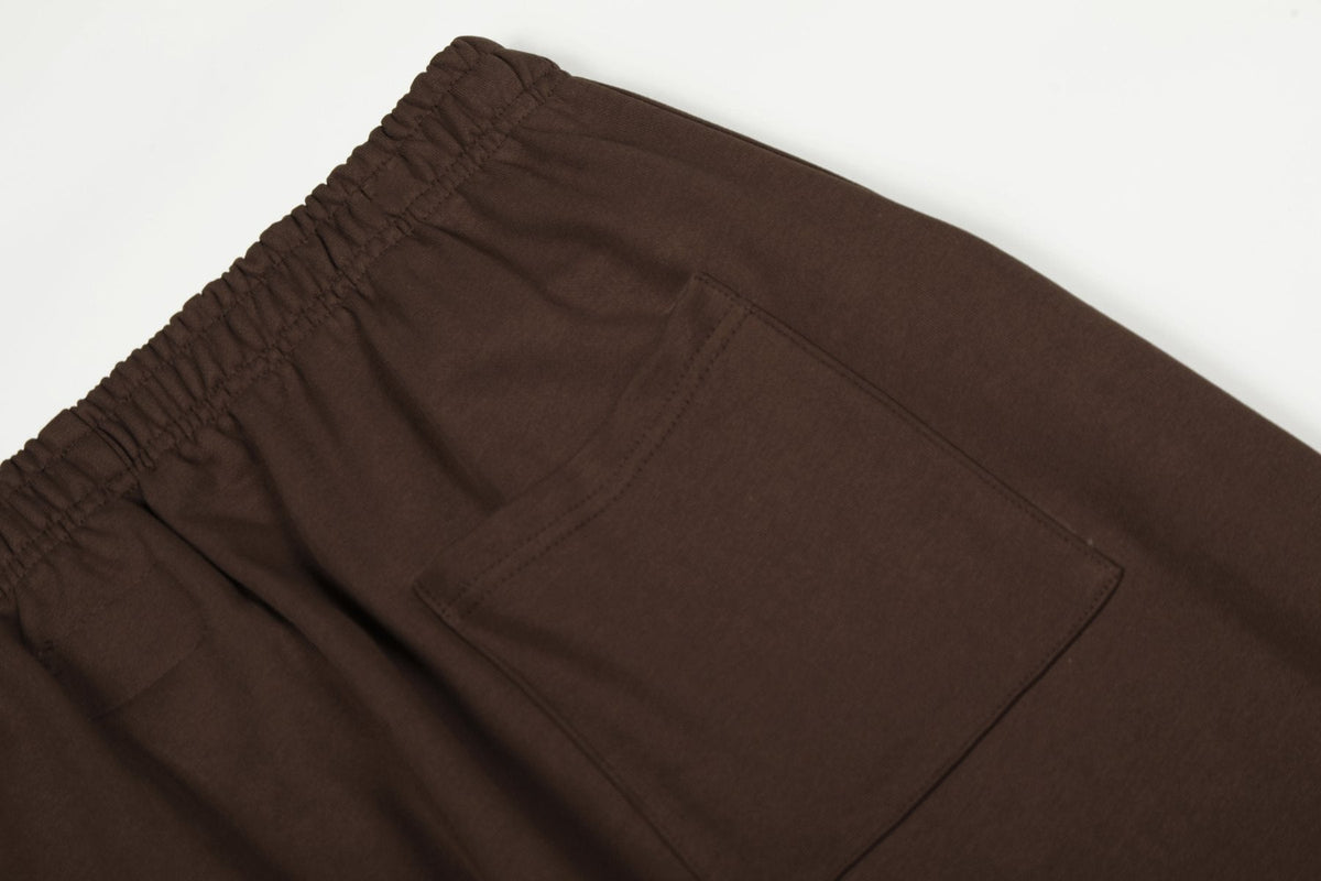 Sp5der Brown Blue Graphic Hoodie & Sweatpants Matching Set