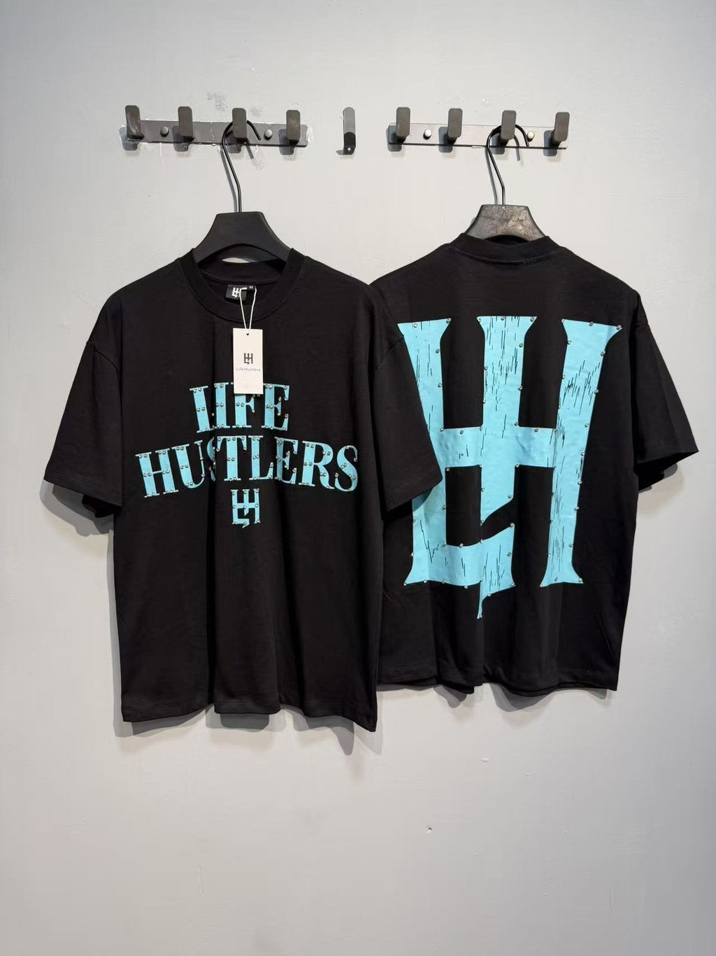Life Hustlere Blue HH Graphic T-Shirt