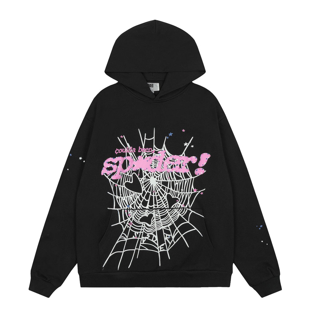 Sp5der Spider-Web Graphic Hoodie & Jogger Matching Set