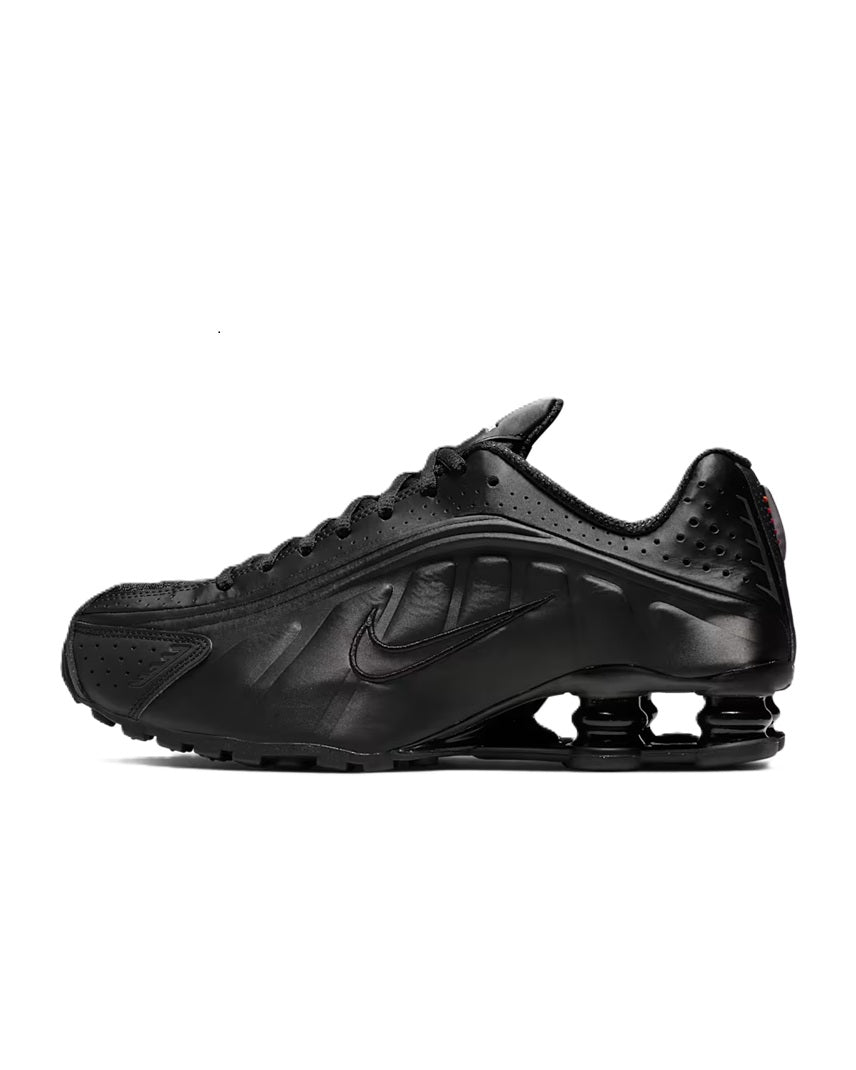 Women's Nike Shox R4 Black/Black-Black-Max Orange (AR3565 004)