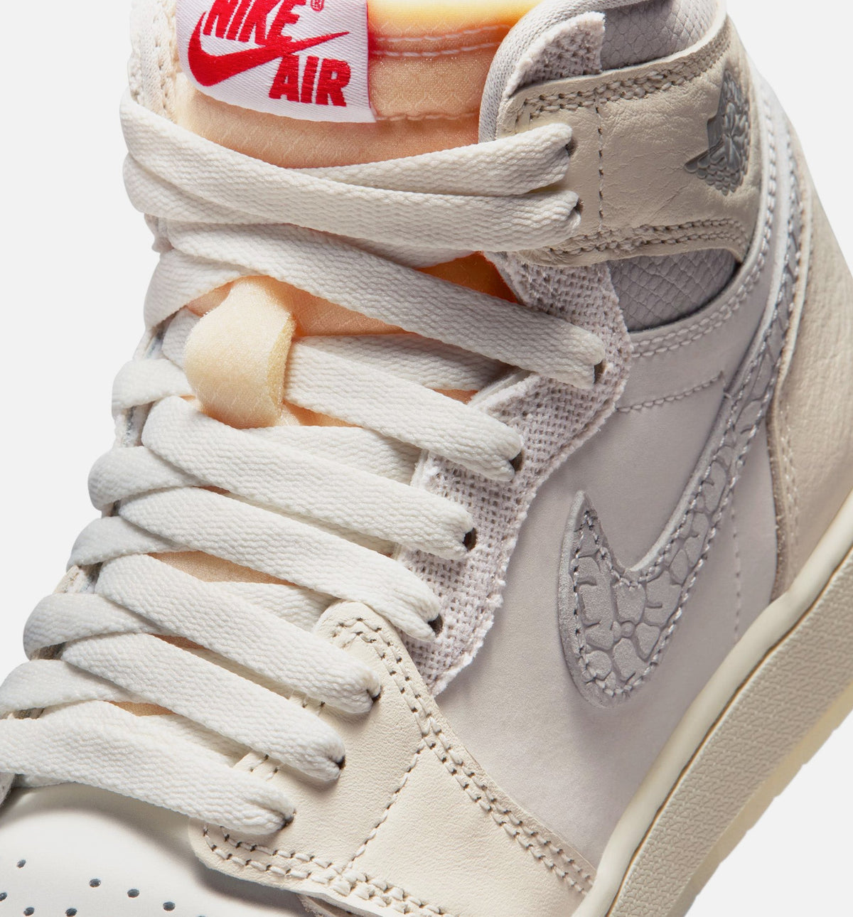 Air Jordan 1 Retro High OG Sail Grade School Lifestyle Shoes - Sail/University Red/Pale Ivory/Coconut Milk