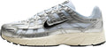 Men's Nike P-6000 White/Black-Metallic Silver (CD6404 105)