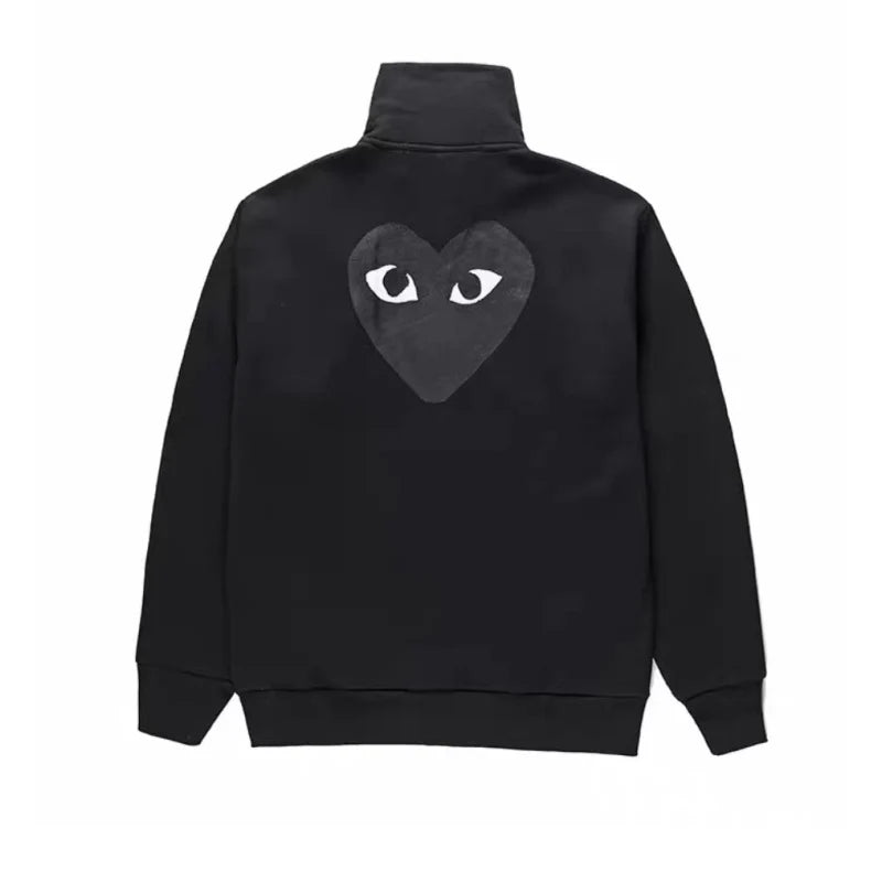Comme des Garcons PLAY Zip Up Sweatshirt